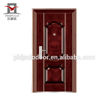 luxury security heat transfer printing metal door